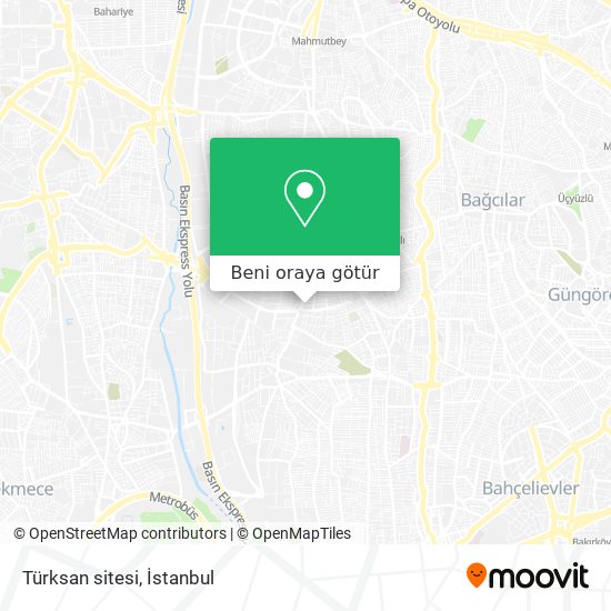 Türksan sitesi harita