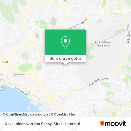 Kavakpinar Koruma Sanayi Sitesi harita