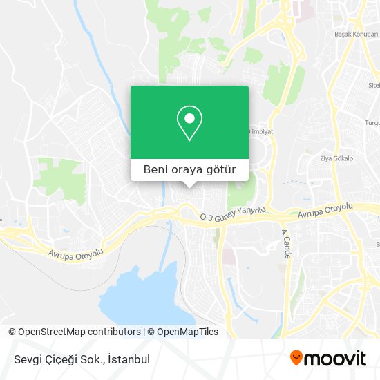 Sevgi Çiçeği Sok. harita