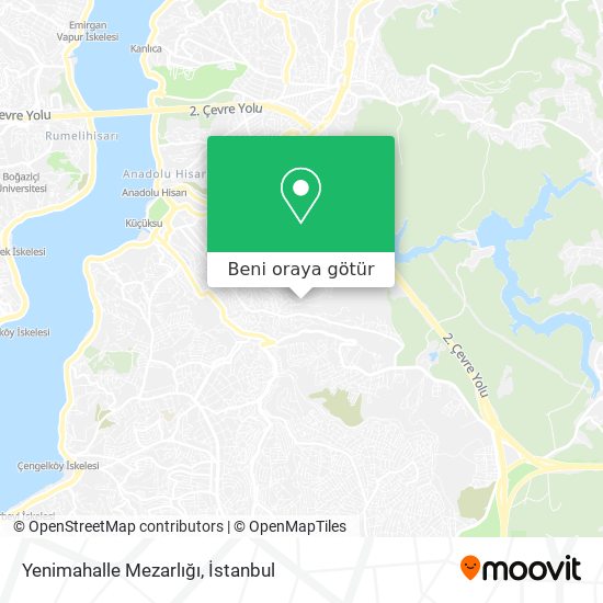 Yenimahalle Mezarlığı harita