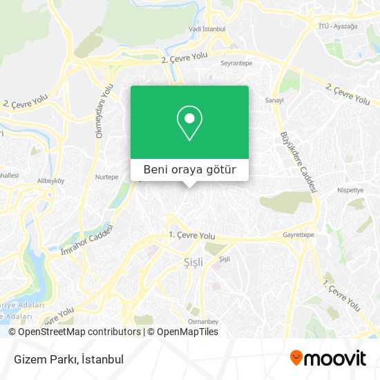 Gizem Parkı harita