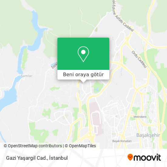 Gazi Yaşargil Cad. harita