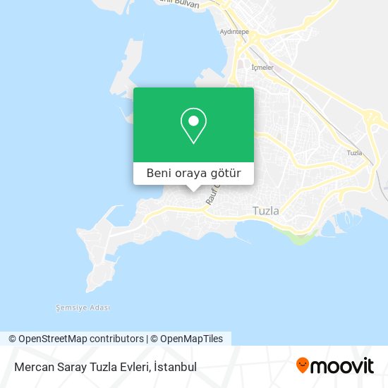Mercan Saray Tuzla Evleri harita