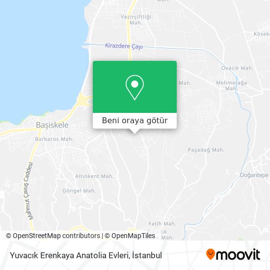 Yuvacık Erenkaya Anatolia Evleri harita