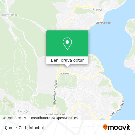 Çamlık Cad. harita