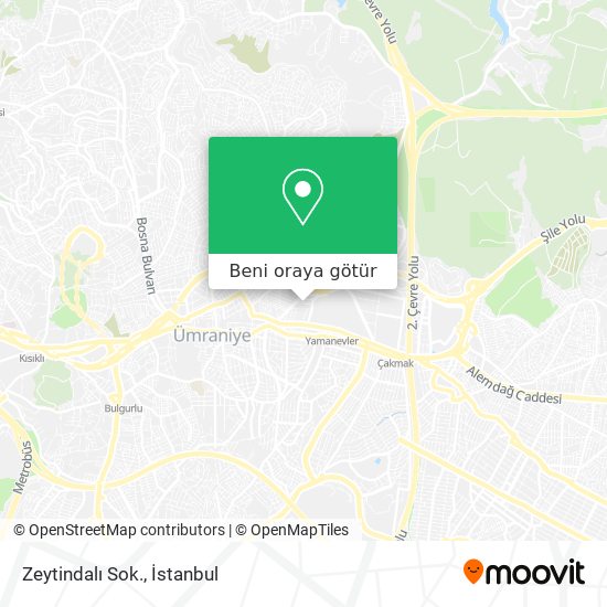 Zeytindalı Sok. harita