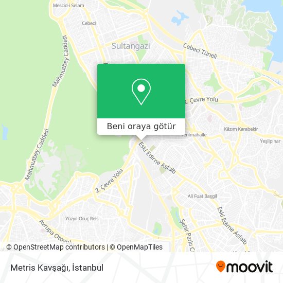 Metris Kavşağı harita