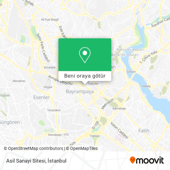 Asil Sanayi Sitesi harita