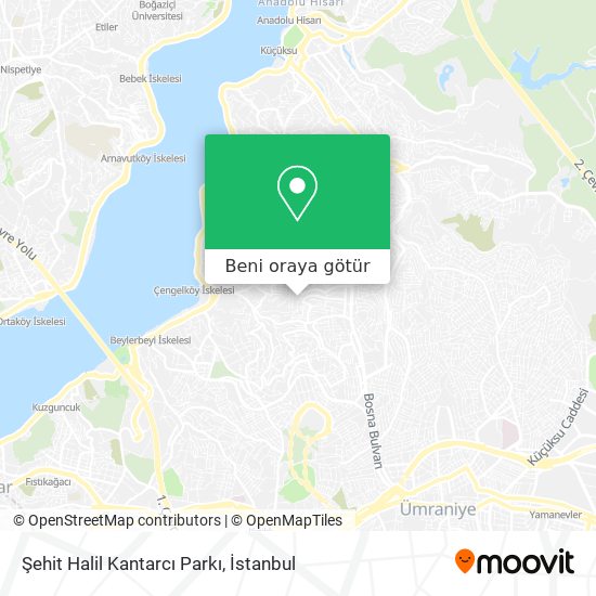 Şehit Halil Kantarcı Parkı harita