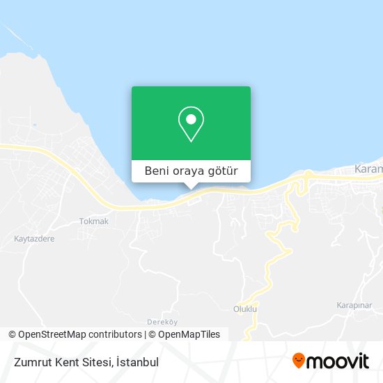 Zumrut Kent Sitesi harita