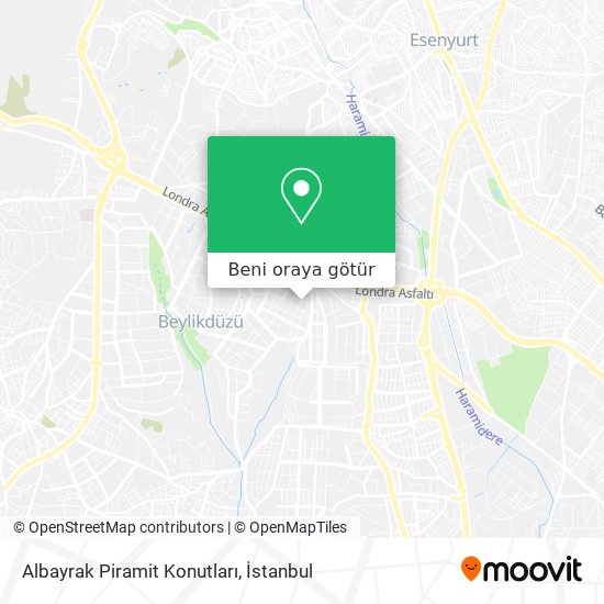 Albayrak Piramit Konutları harita