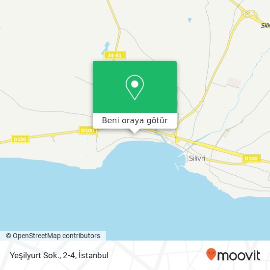 Yeşilyurt Sok., 2-4 harita