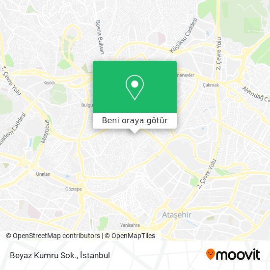 Beyaz Kumru Sok. harita