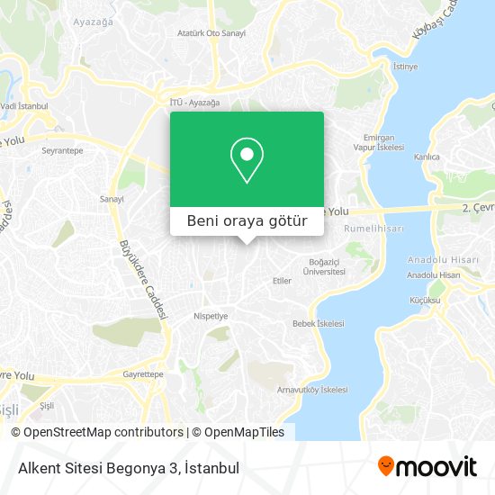 Alkent Sitesi Begonya 3 harita