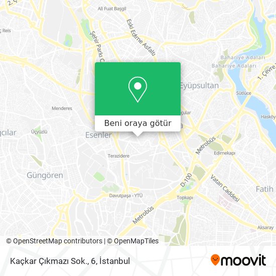Kaçkar Çıkmazı Sok., 6 harita