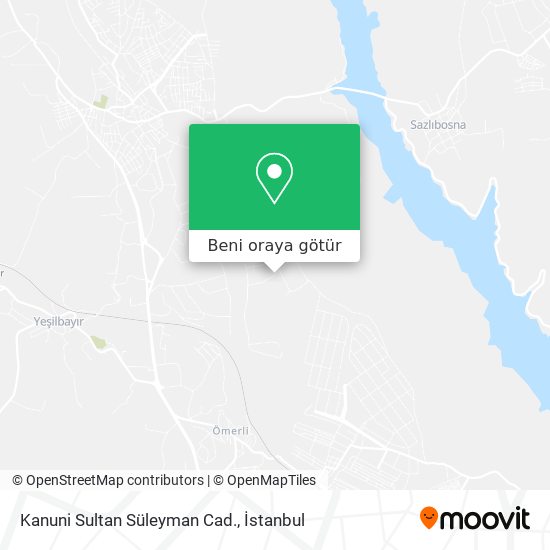 Kanuni Sultan Süleyman Cad. harita