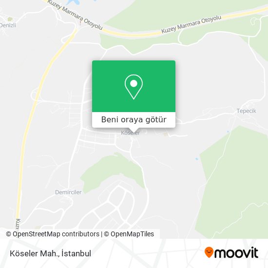 Köseler Mah. harita