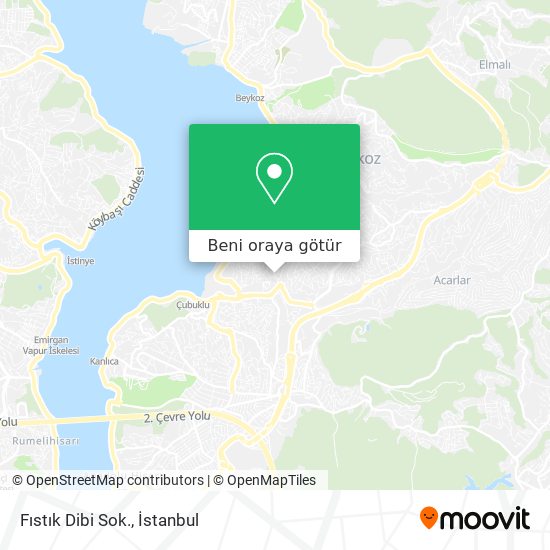 Fıstık Dibi Sok. harita