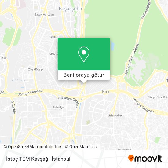 İstoç TEM Kavşağı harita