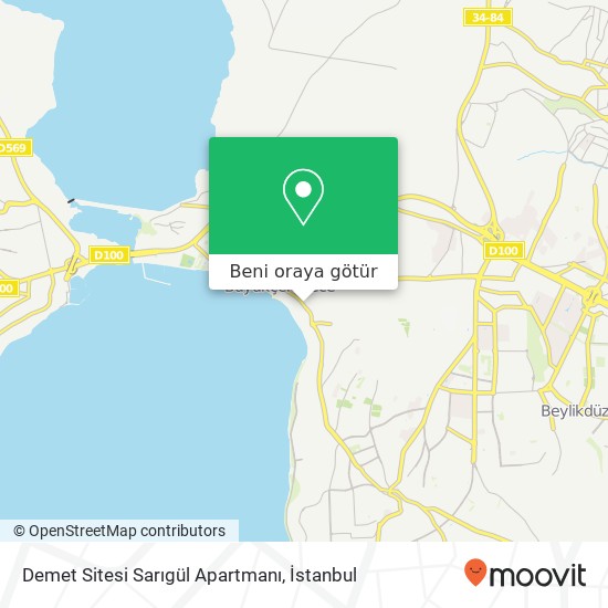 Demet Sitesi Sarıgül Apartmanı harita