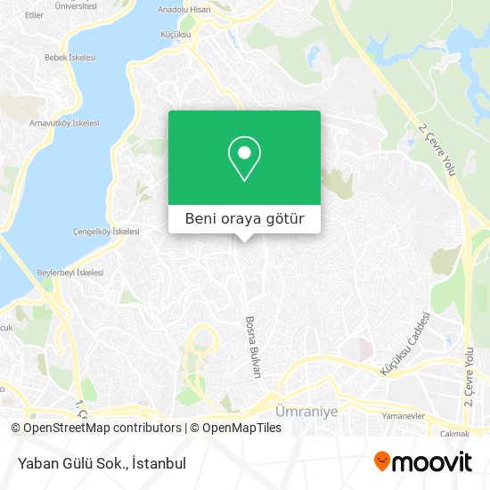 Yaban Gülü Sok. harita