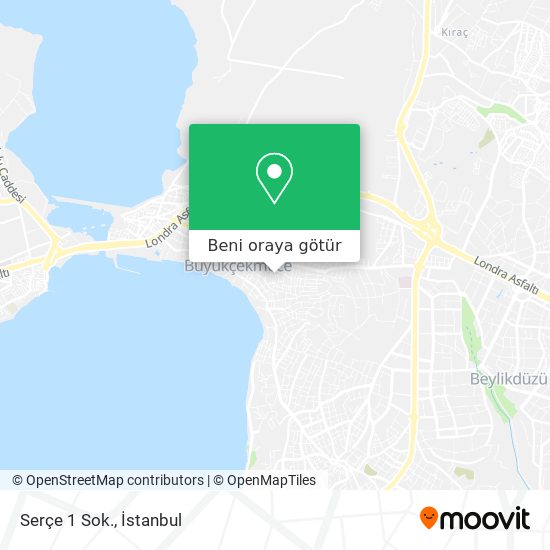 Serçe 1 Sok. harita