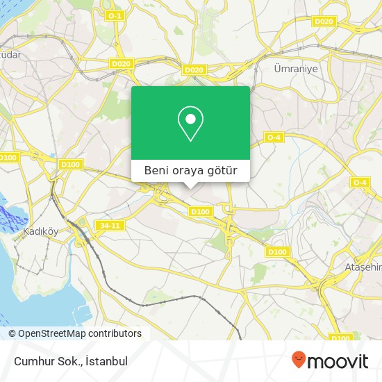 Cumhur Sok. harita