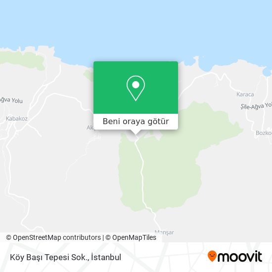Köy Başı Tepesi Sok. harita