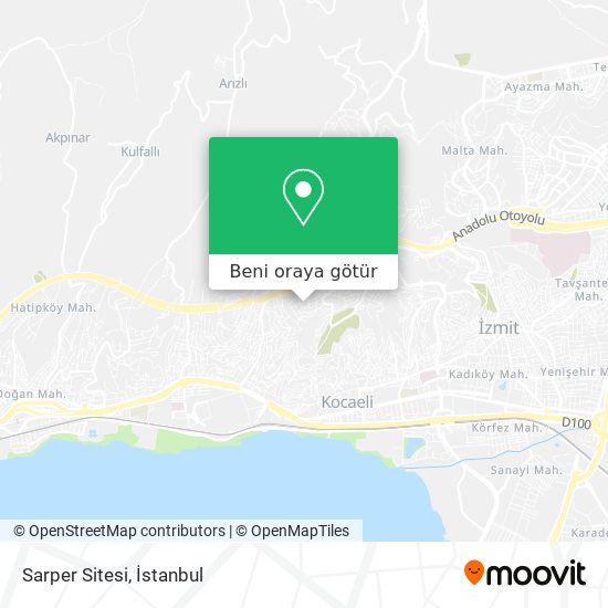 Sarper Sitesi harita