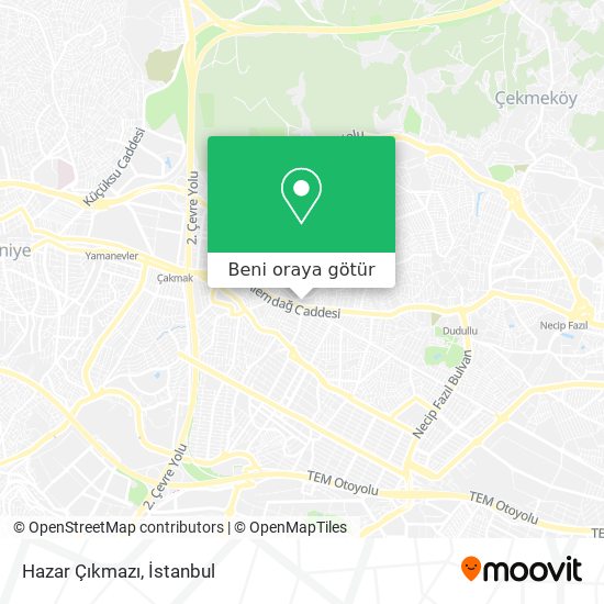 Hazar Çıkmazı harita