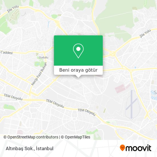 Altınbaş Sok. harita
