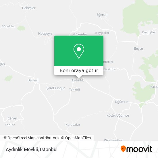 Aydınlık Mevkii harita