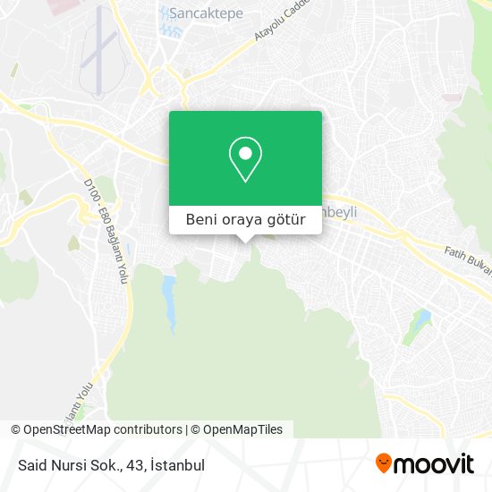 Said Nursi Sok., 43 harita