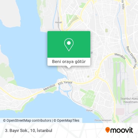 3. Bayır Sok., 10 harita
