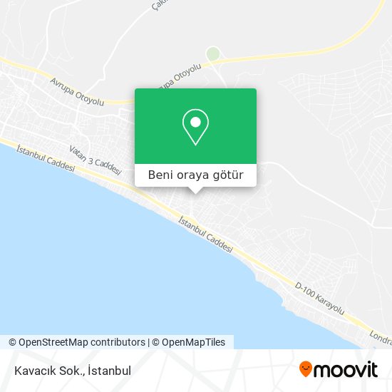 Kavacık Sok. harita