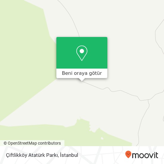Çiftlikköy Atatürk Parkı harita