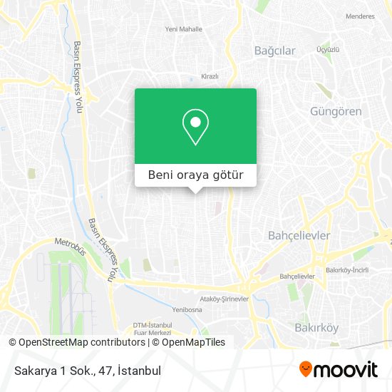 Sakarya 1 Sok., 47 harita