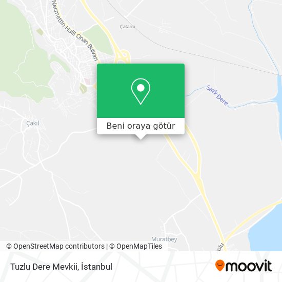Tuzlu Dere Mevkii harita