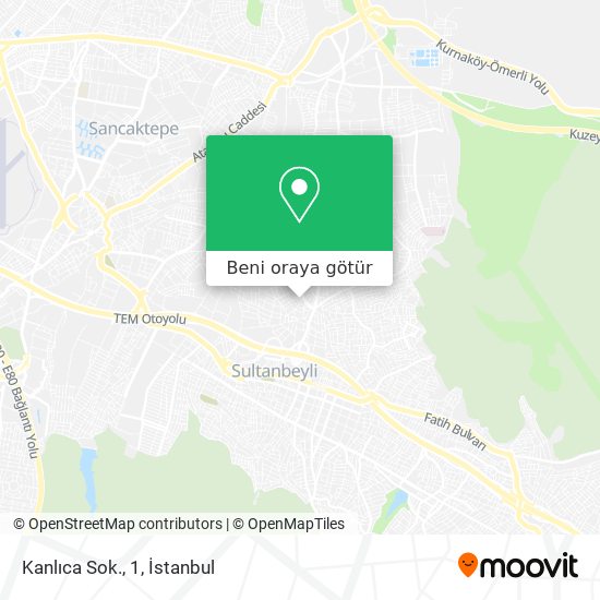 Kanlıca Sok., 1 harita
