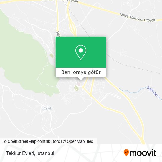 Tekkur Evleri harita