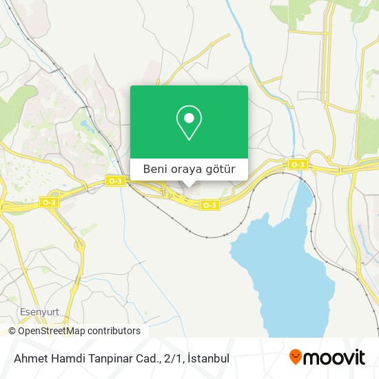 Ahmet Hamdi Tanpinar Cad., 2/1 harita