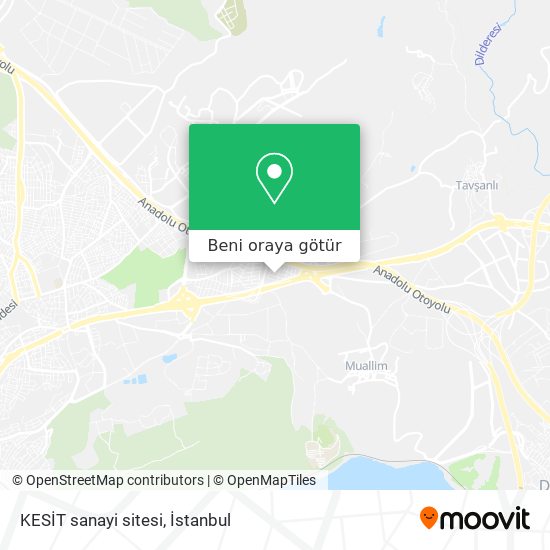 KESİT sanayi sitesi harita
