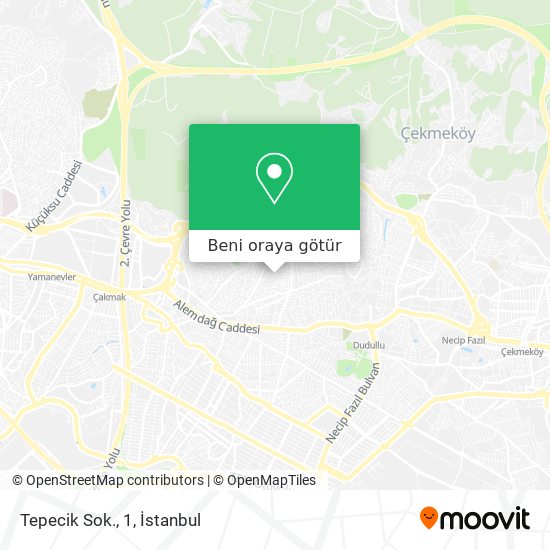 Tepecik Sok., 1 harita