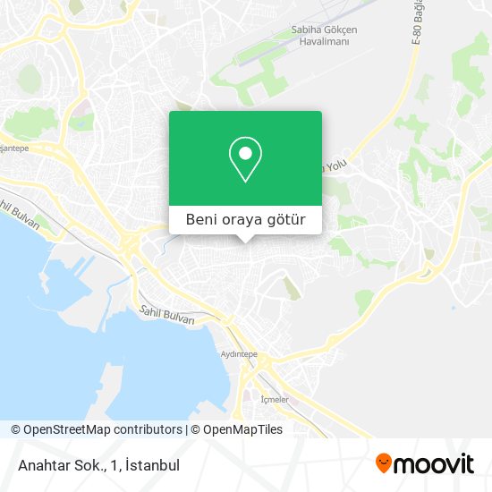 Anahtar Sok., 1 harita