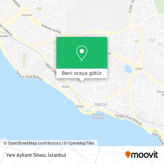 Yeni Aykent Sitesi harita
