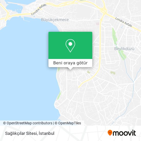 Sağlıkçılar Sitesi harita