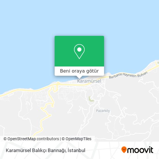 Karamürsel Balıkçı Barınağı harita