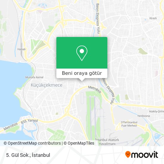 5. Gül Sok. harita