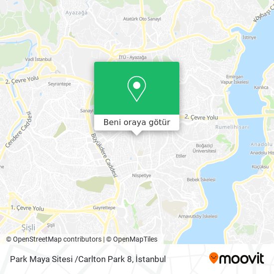 Park Maya Sitesi /Carlton Park 8 harita