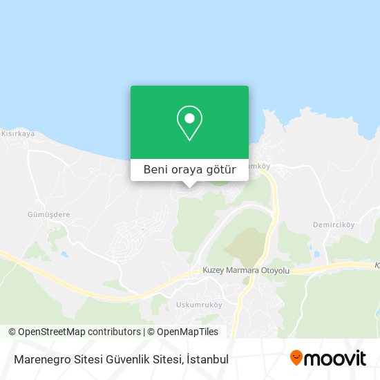 Marenegro Sitesi Güvenlik Sitesi harita